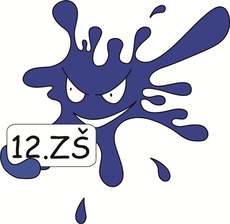 Logo školy ve CMYKu